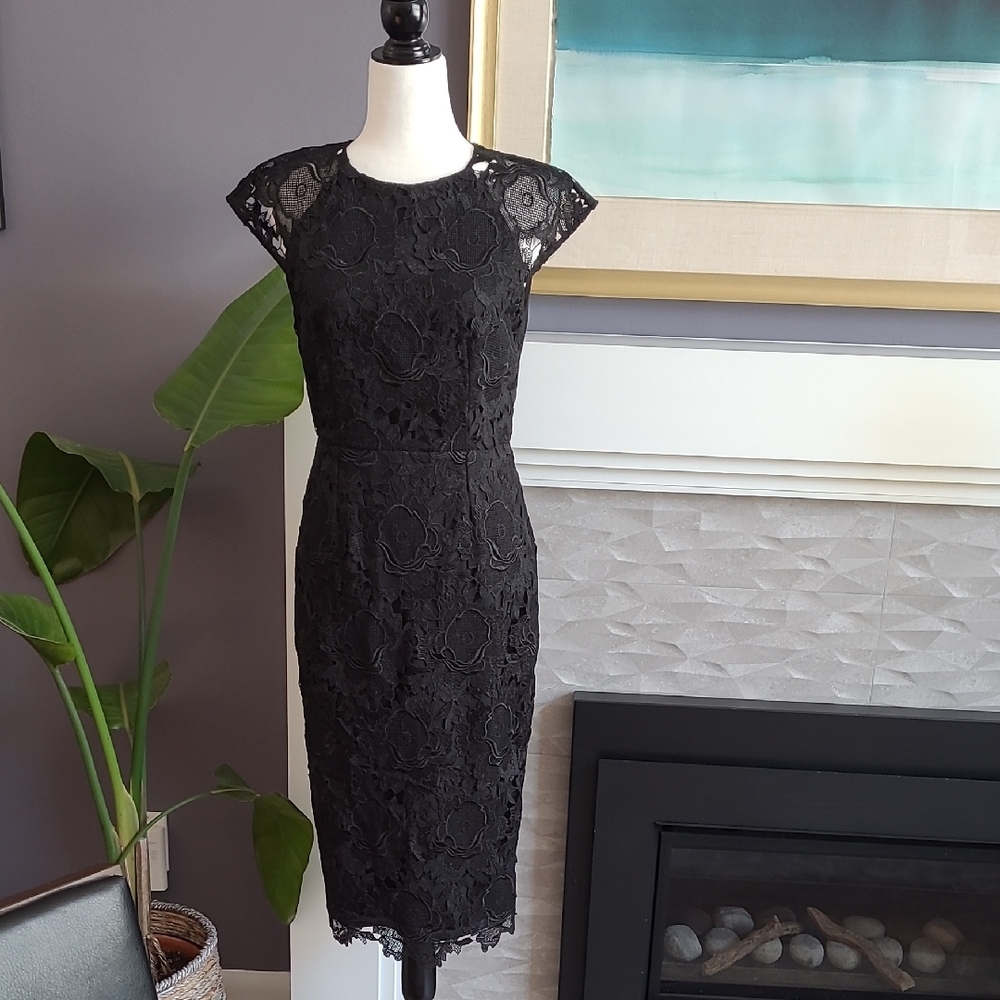 Ted Baker Black Lace Dress